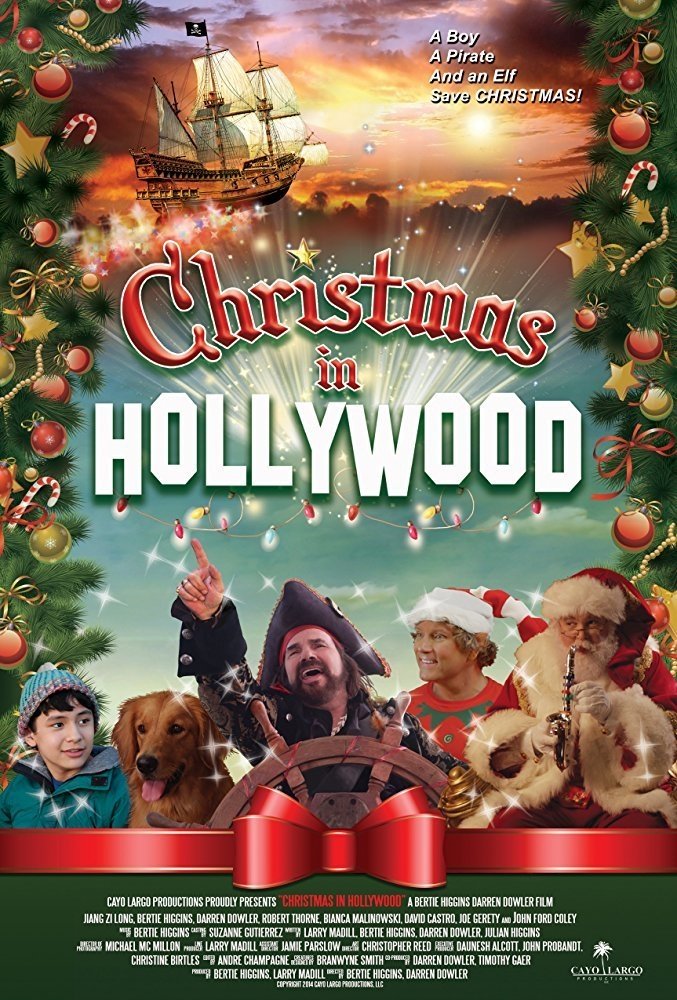 Poster de Natal em Hollywood