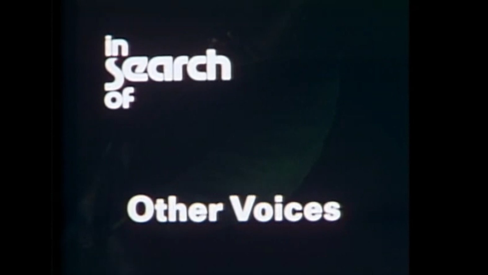 In Search of...
