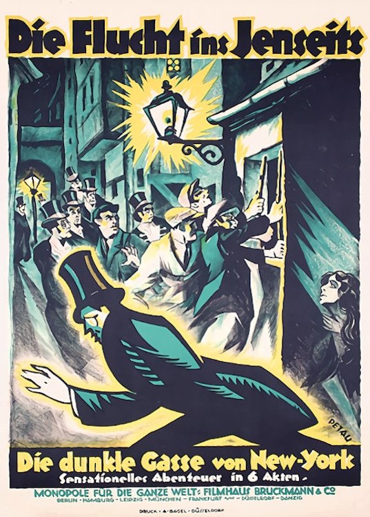 Poster de Die Flucht ins Jenseits oder: Die dunkle Gasse von New York