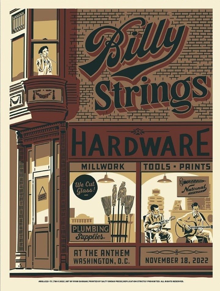 Poster de Billy Strings | 2022.11.18 — The Anthem - Washington, DC