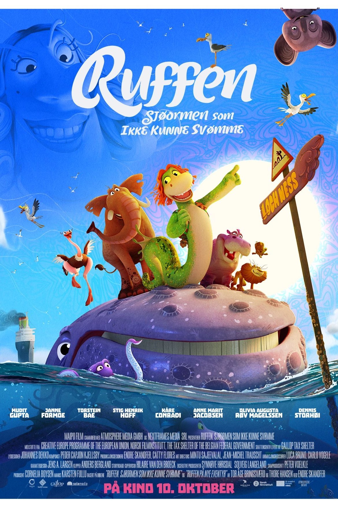 Poster de Ruffen: Sjøormen som ikke kunne svømme