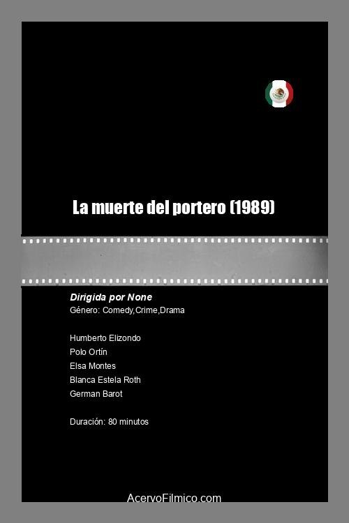 Poster for La muerte del portero