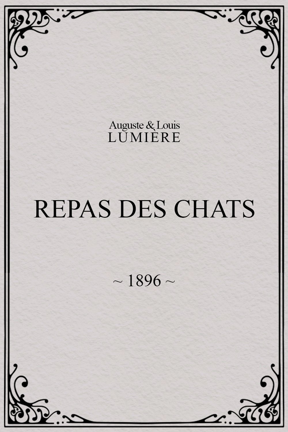 Repas des chats