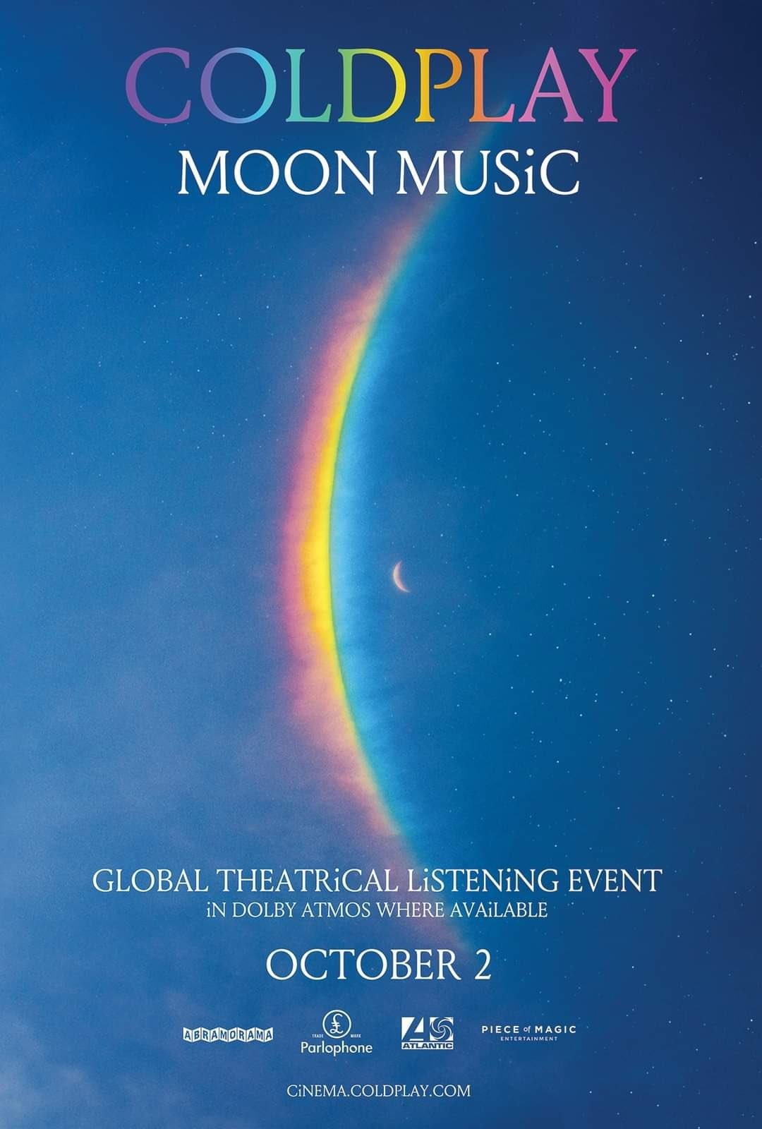 Poster de Coldplay: Moon Music - Global Theatrical Listening Event