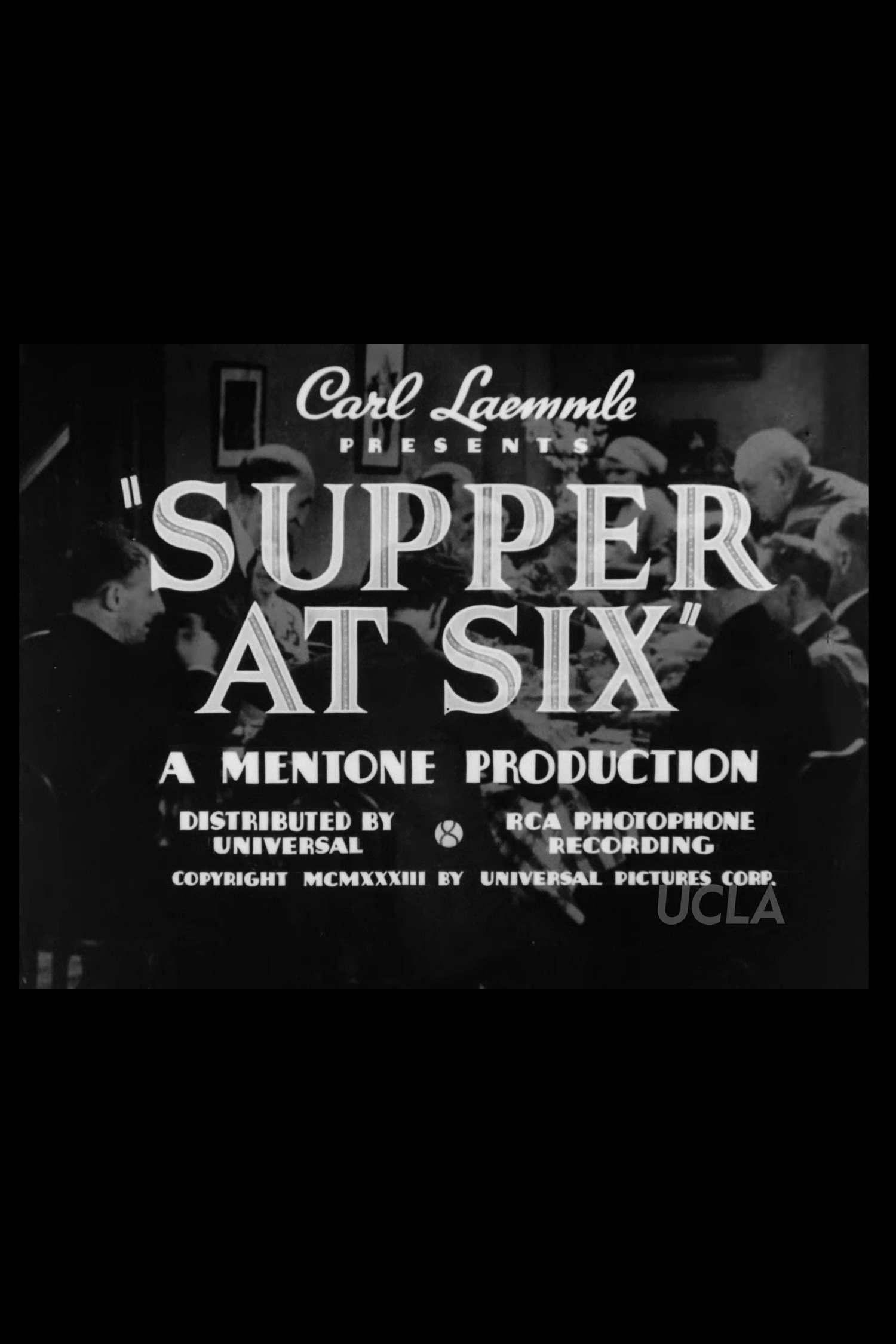 Poster de Supper at Six