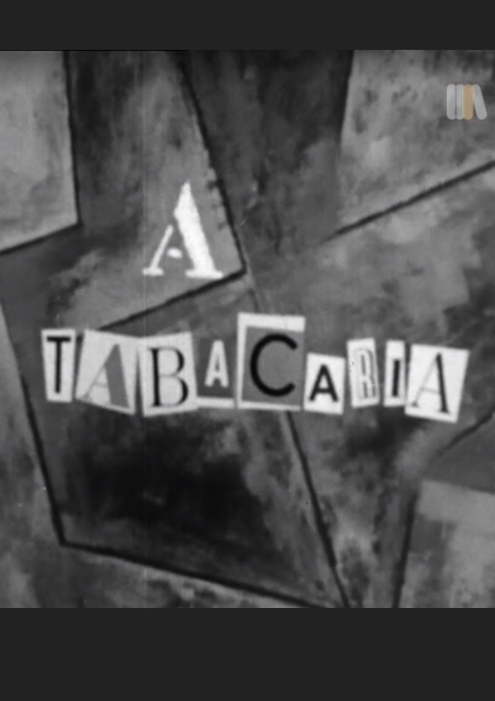 Poster de A tabacaria