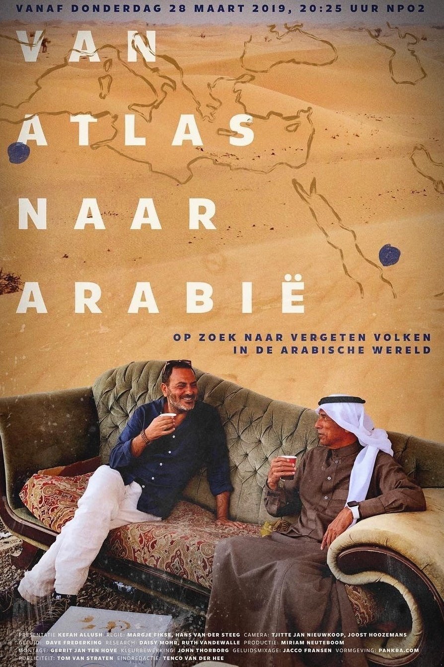 Poster de Van Atlas naar Arabië