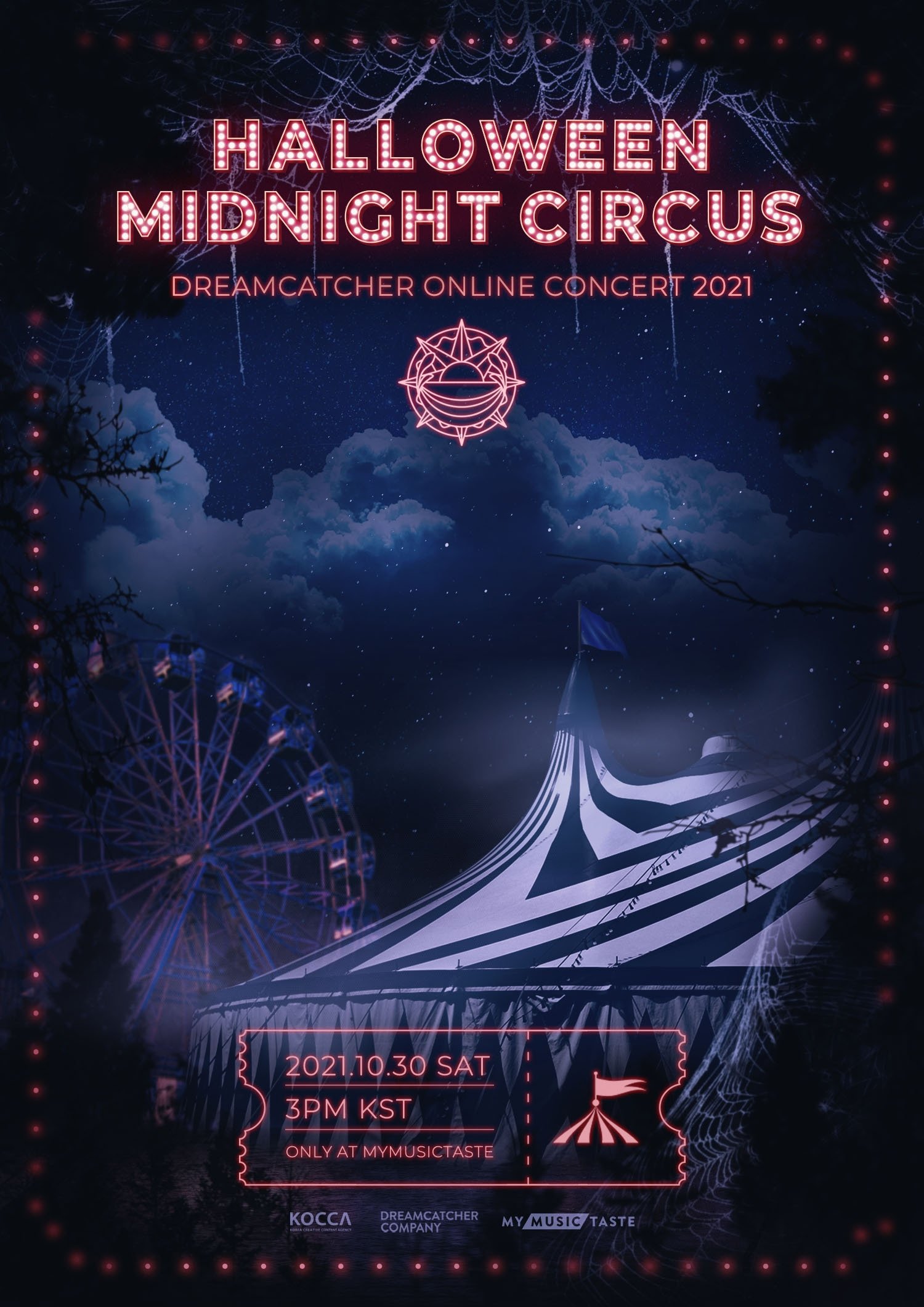 Poster de 7 Spirits at the Halloween Midnight Circus
