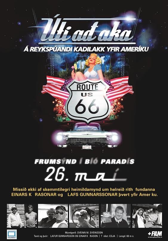 Poster de Úti að aka - Á reykspúandi kadilakk yfir Ameríku