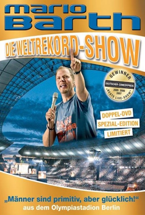 Poster de Mario Barth: Die Weltrekord-Show: Männer sind primitiv, aber glücklich!