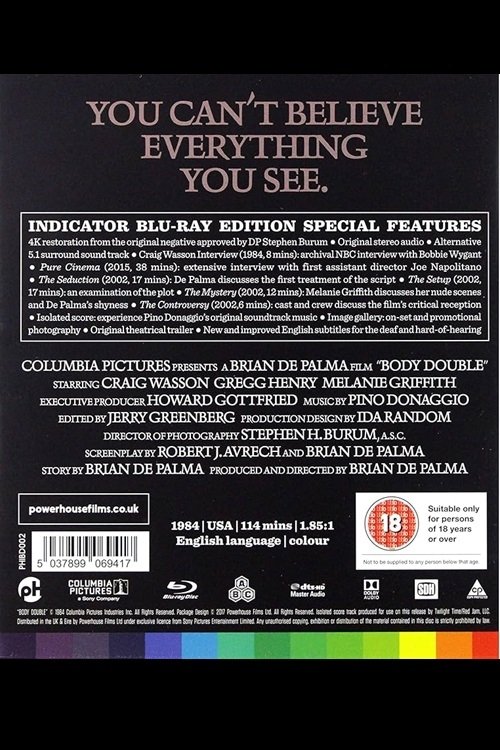 Poster de Pure Cinema: Joe Napolitano on Brian De Palma's Body Double