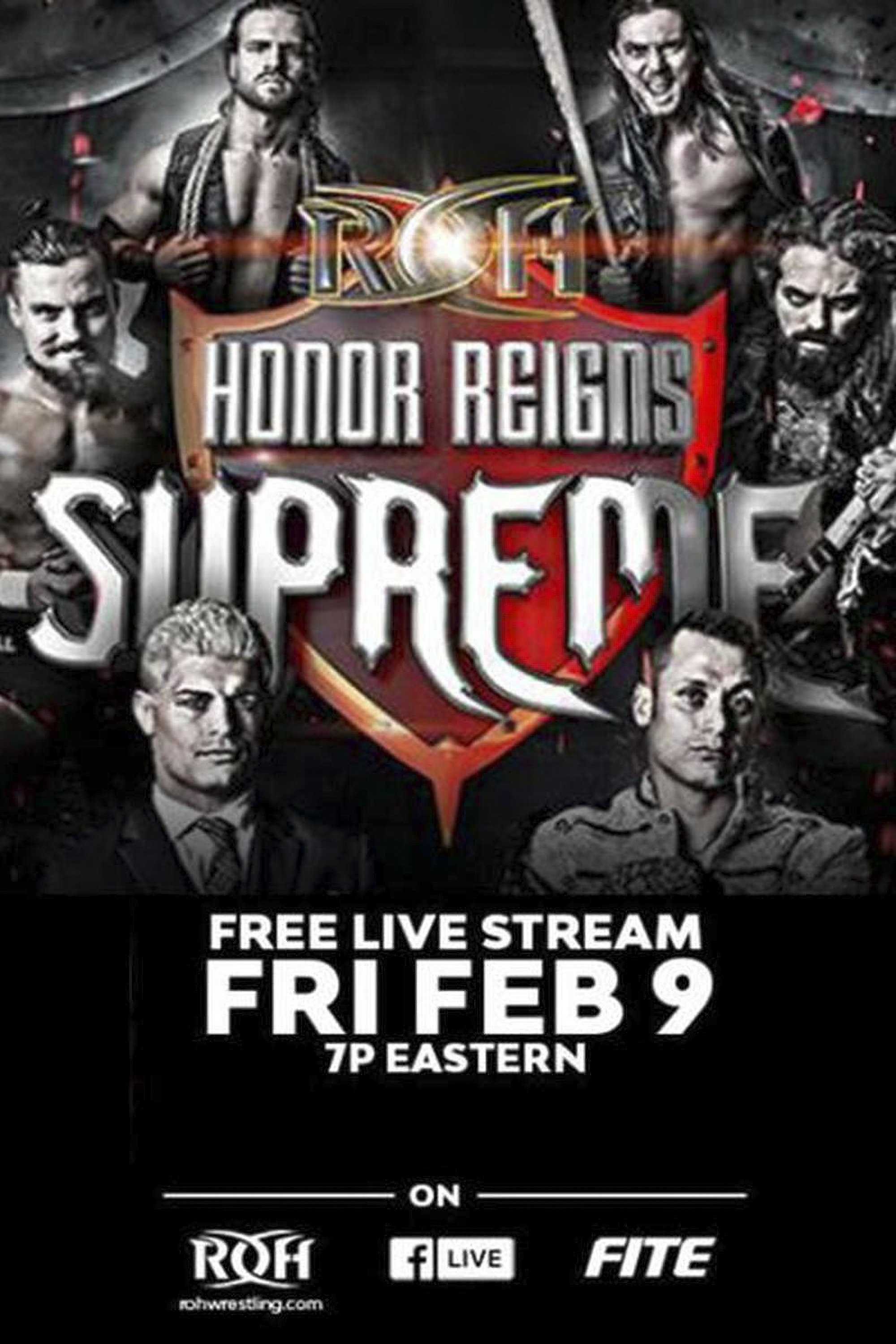 Affiche du film ROH: Honor Reigns Supreme