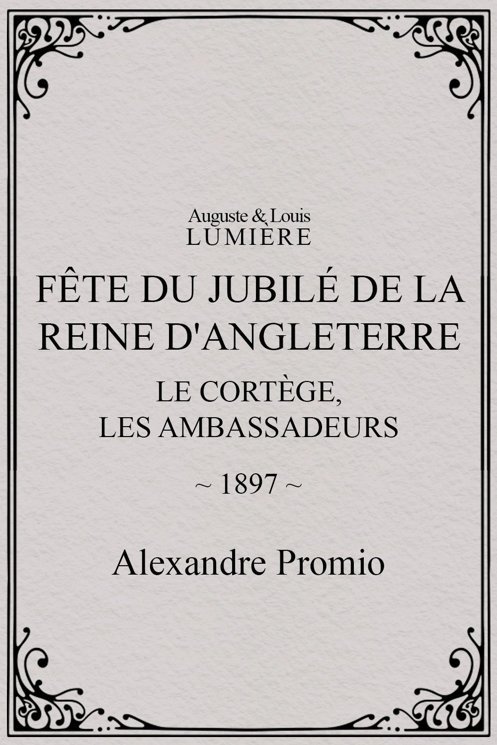 Fête du jubilé de la reine d'Angleterre : le cortège, les ambassadeurs