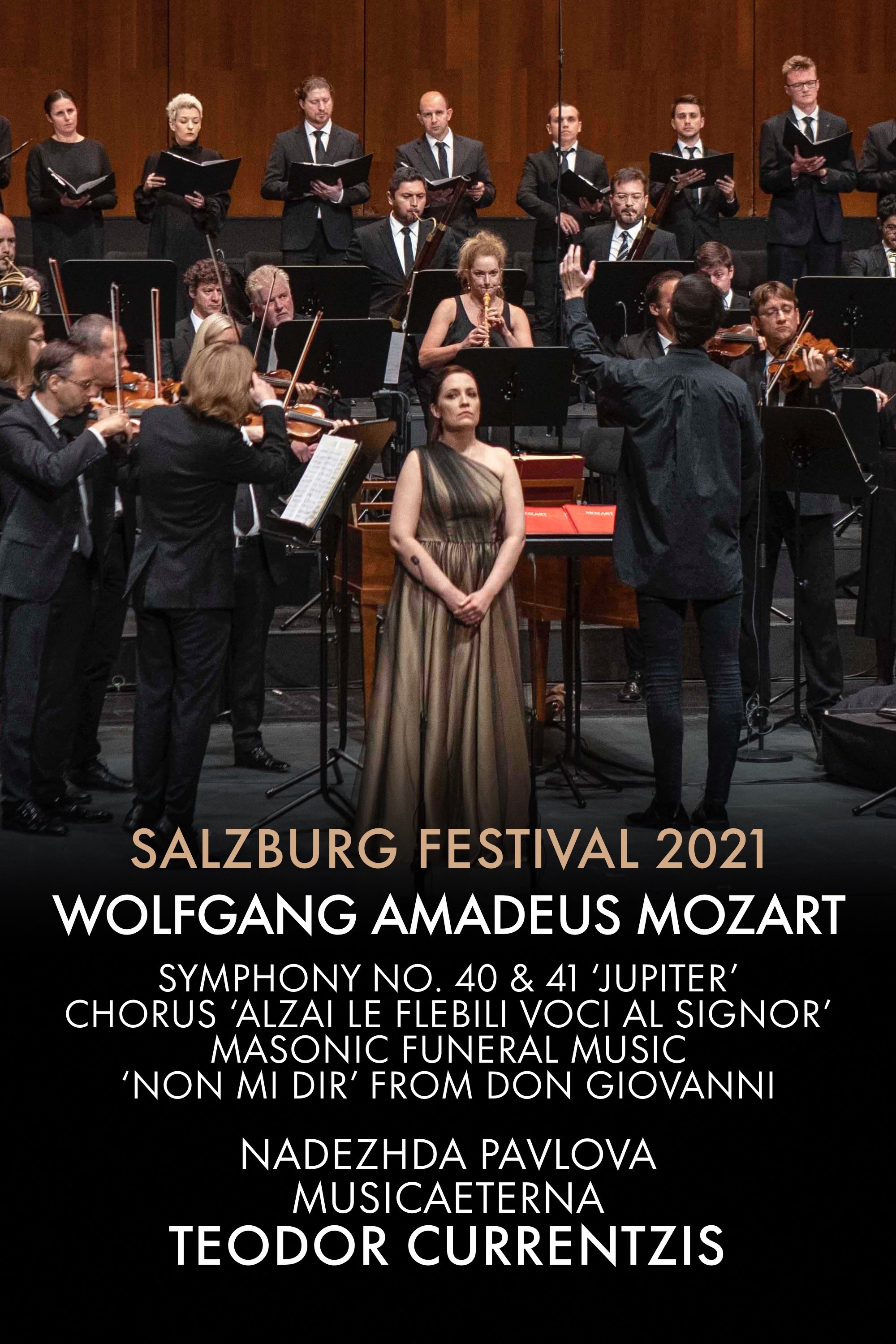Poster de Salzburger Festspiele 2021: Teodor Currentzis und musicAeterna spielen Mozart