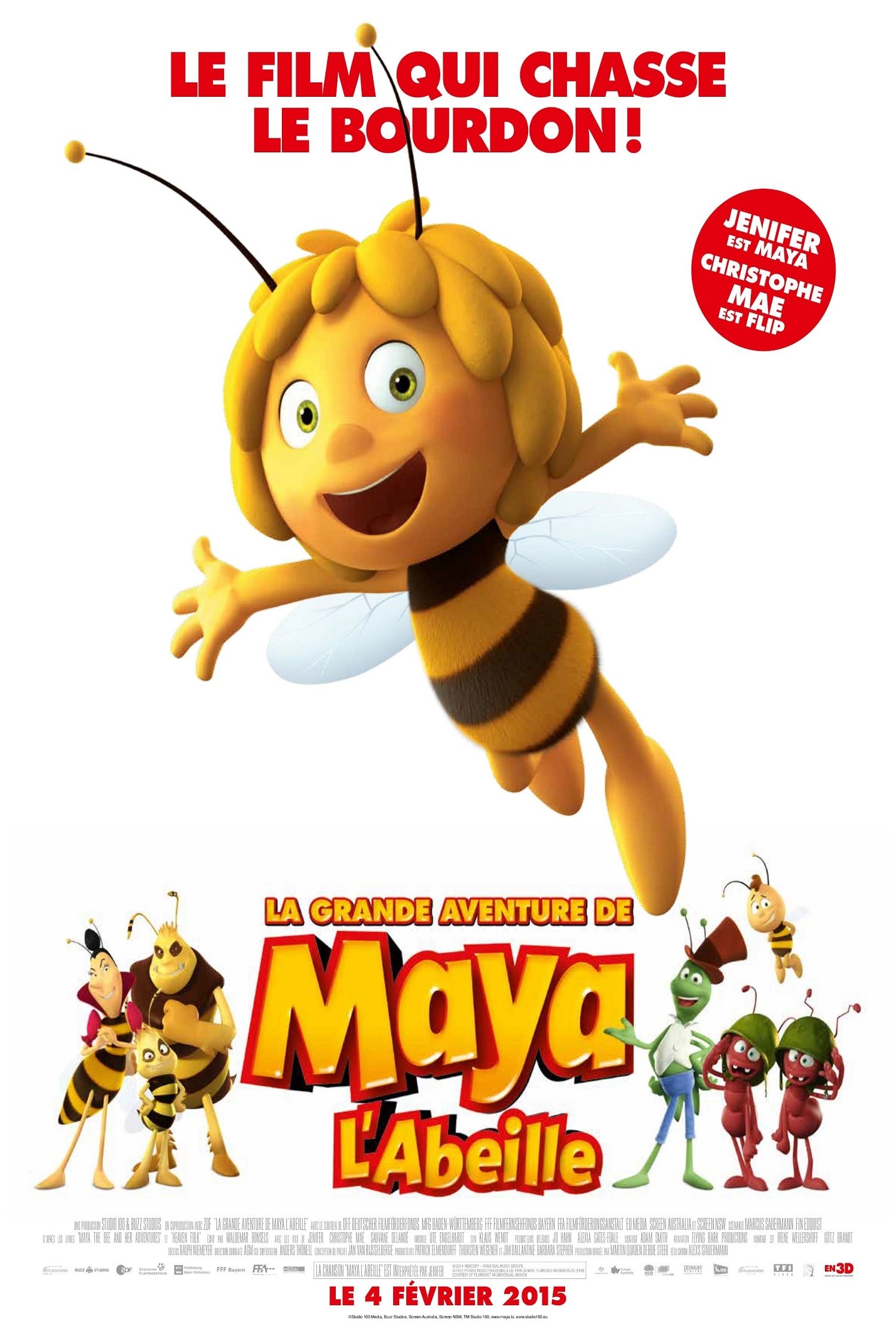Affiche du film La Grande aventure de Maya l'abeille