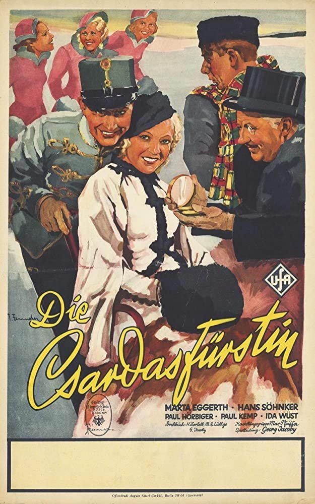 Poster de Die Czardasfürstin