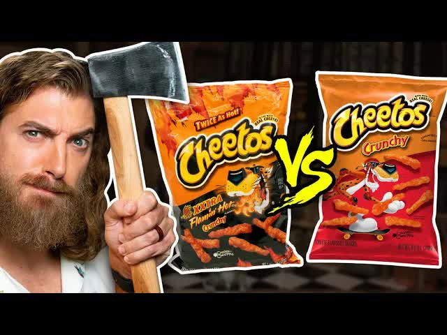 Extreme vs Original Snacks Taste Test (Axe Throwing Game)