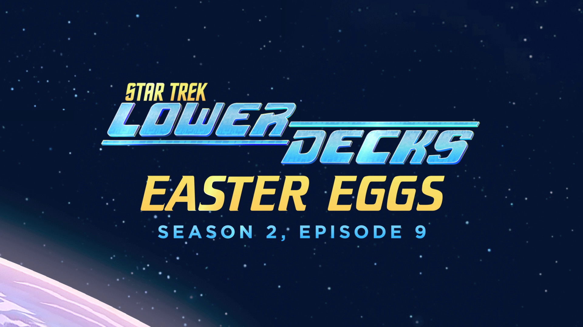 Easter Eggs - Season 2, Episode 9