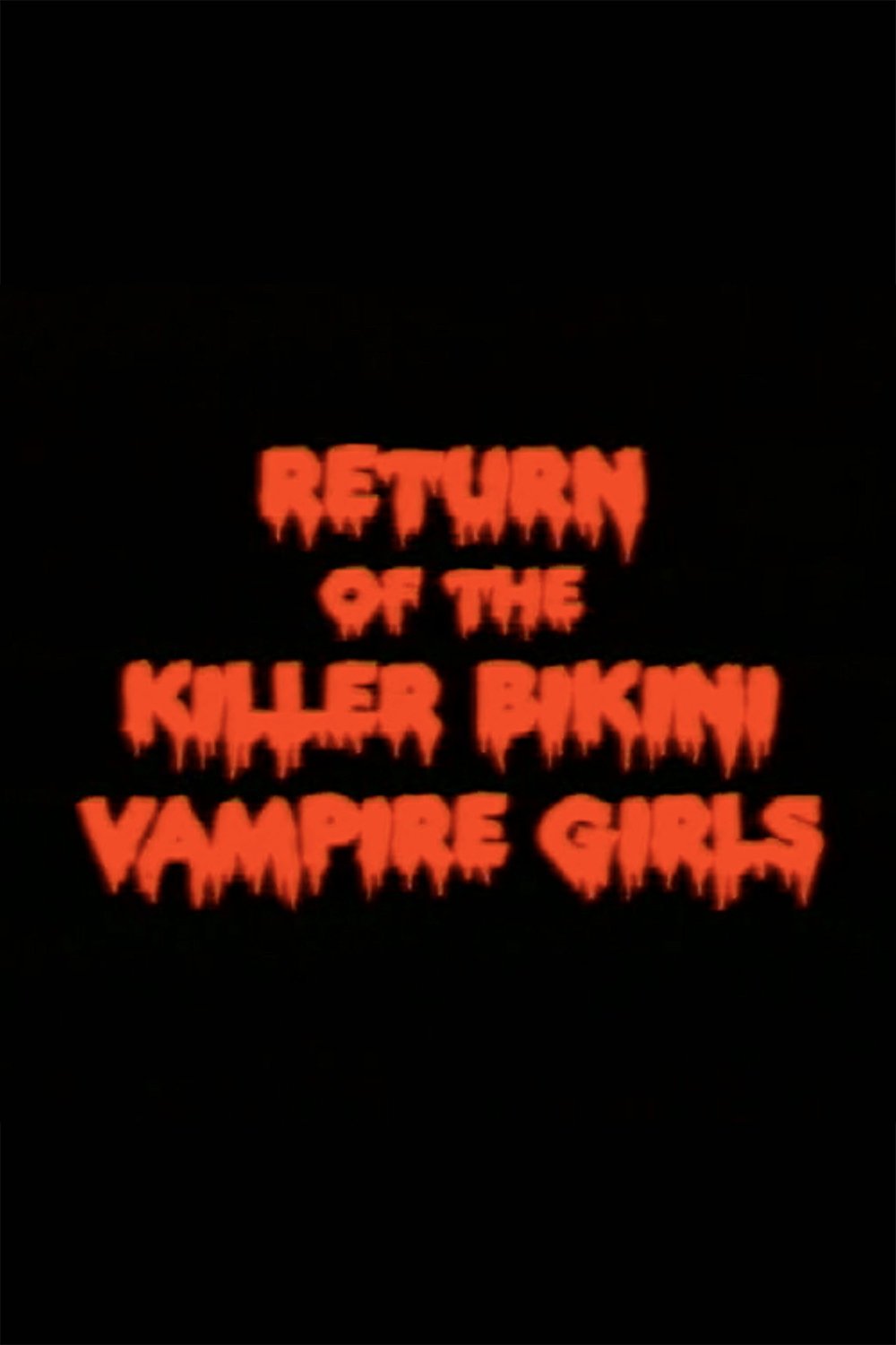 Poster de Return of the Killer Bikini Vampire Girls