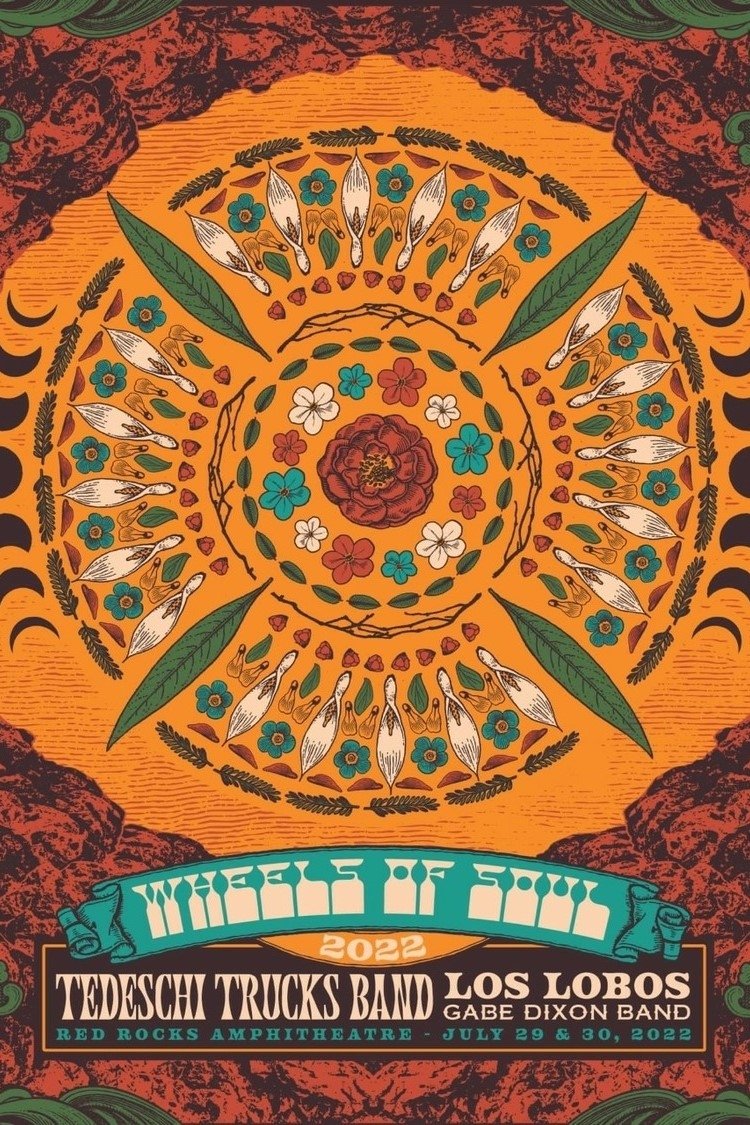 Poster de Tedeschi Trucks Band: 2022.07.30 - Red Rocks Amphitheatre - Morrison, CO