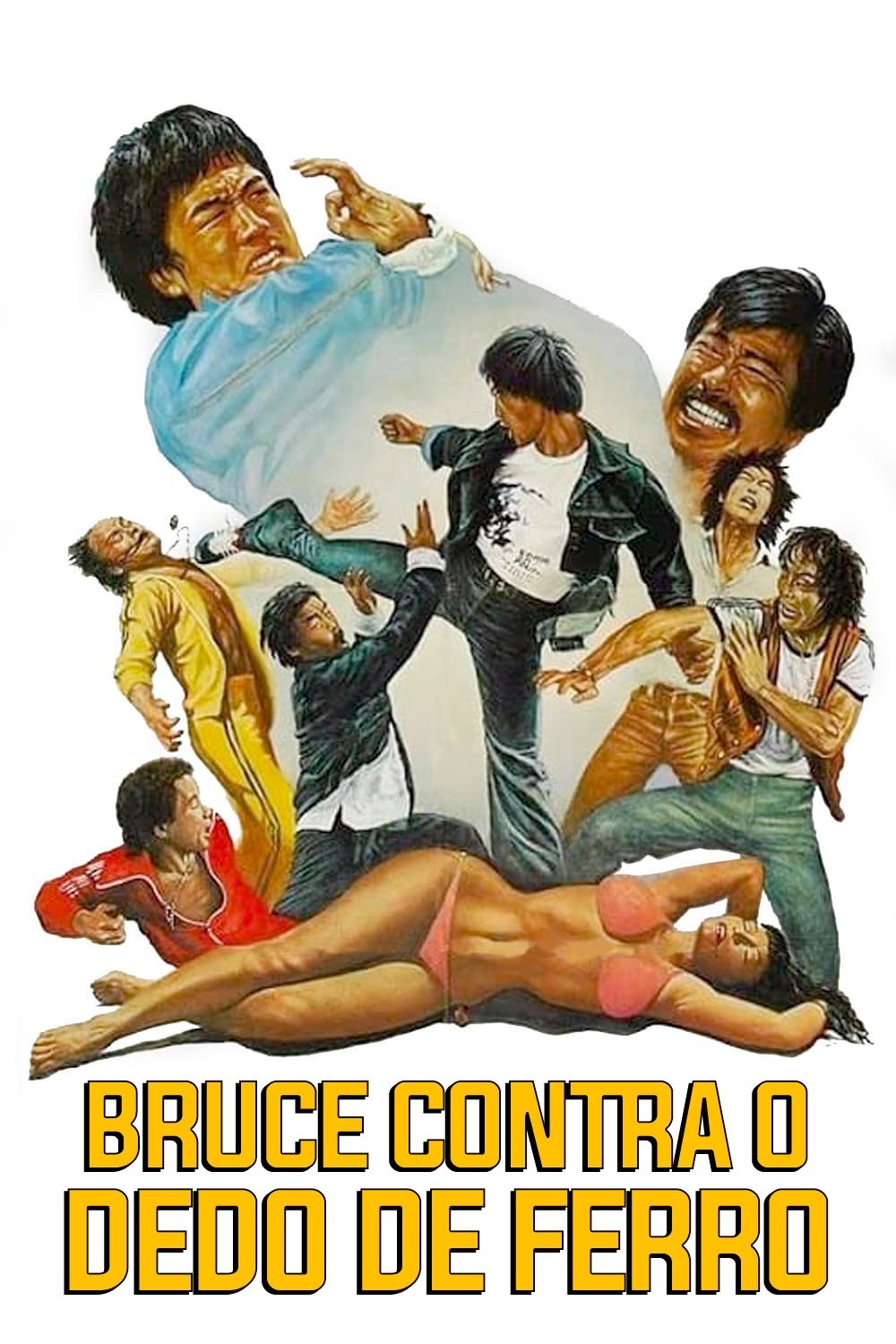 Poster de Bruce contra o Dedo de Ferro