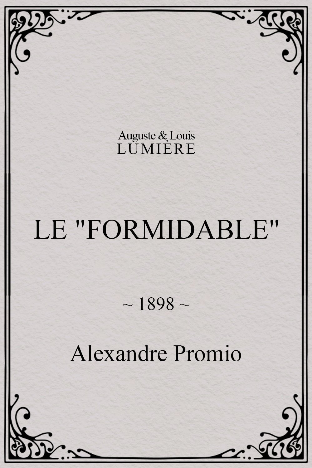 Le "Formidable"