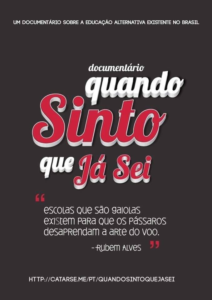 Poster de Quando Sinto que Já Sei