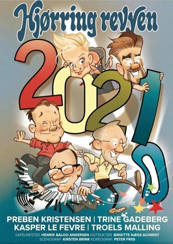 Poster de Hjørring Revyen 2021 - Stærkt hold i underholdende revy