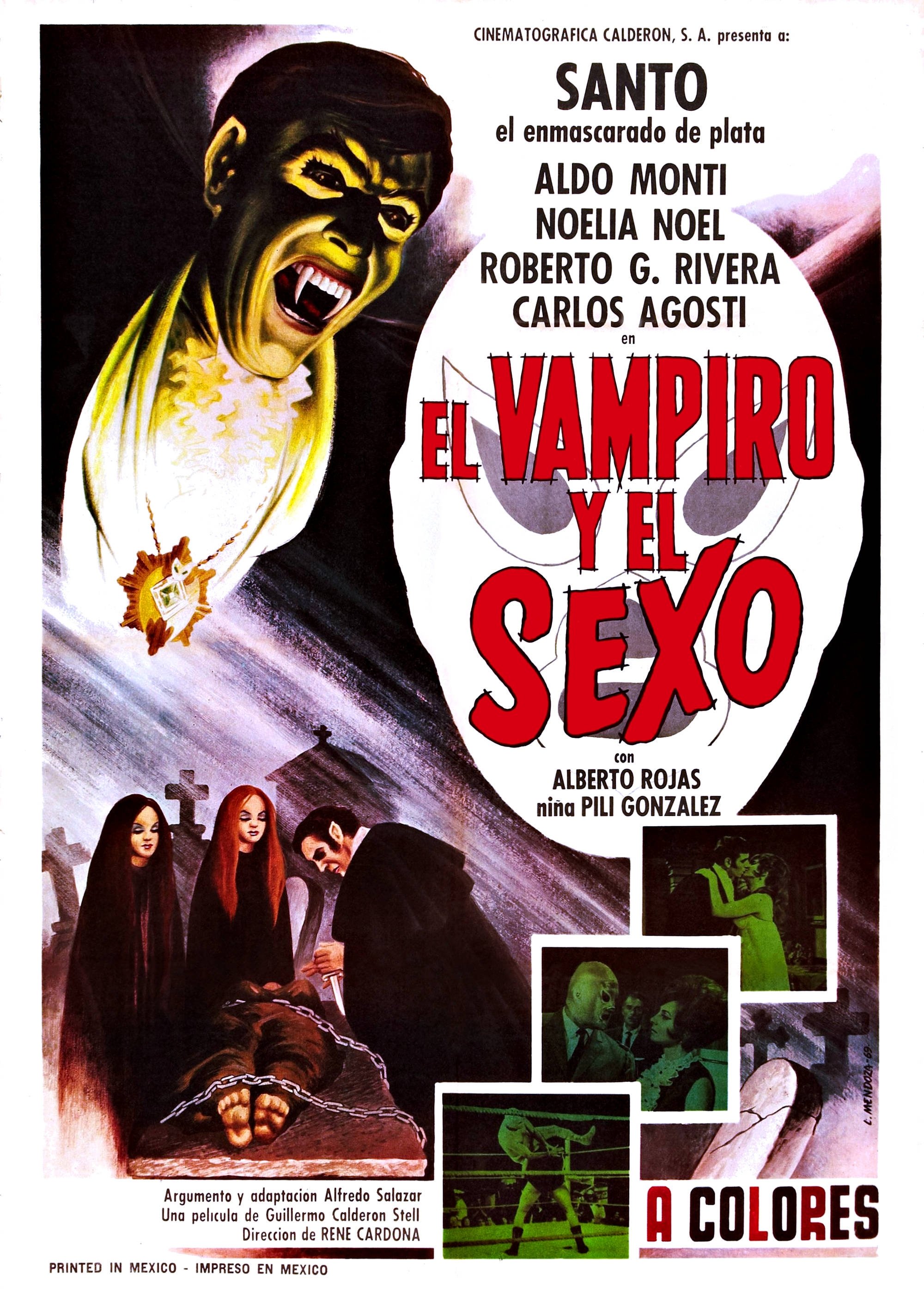 Poster de Santo en El tesoro de Drácula