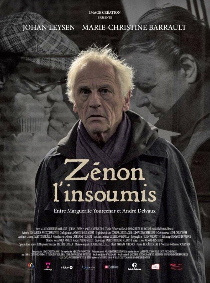 Poster de Zénon l’insoumis, entre Marguerite Yourcenar et André Delvaux