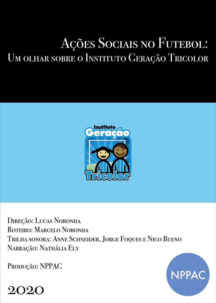 Poster de Ações Sociais no Futebol: Um olhar sobre o Instituto Geração Tricolor