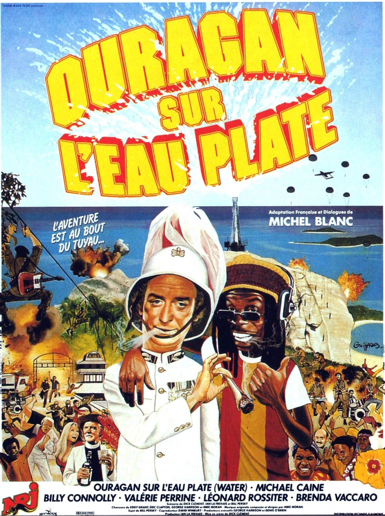 Affiche du film Ouragan sur l'eau plate