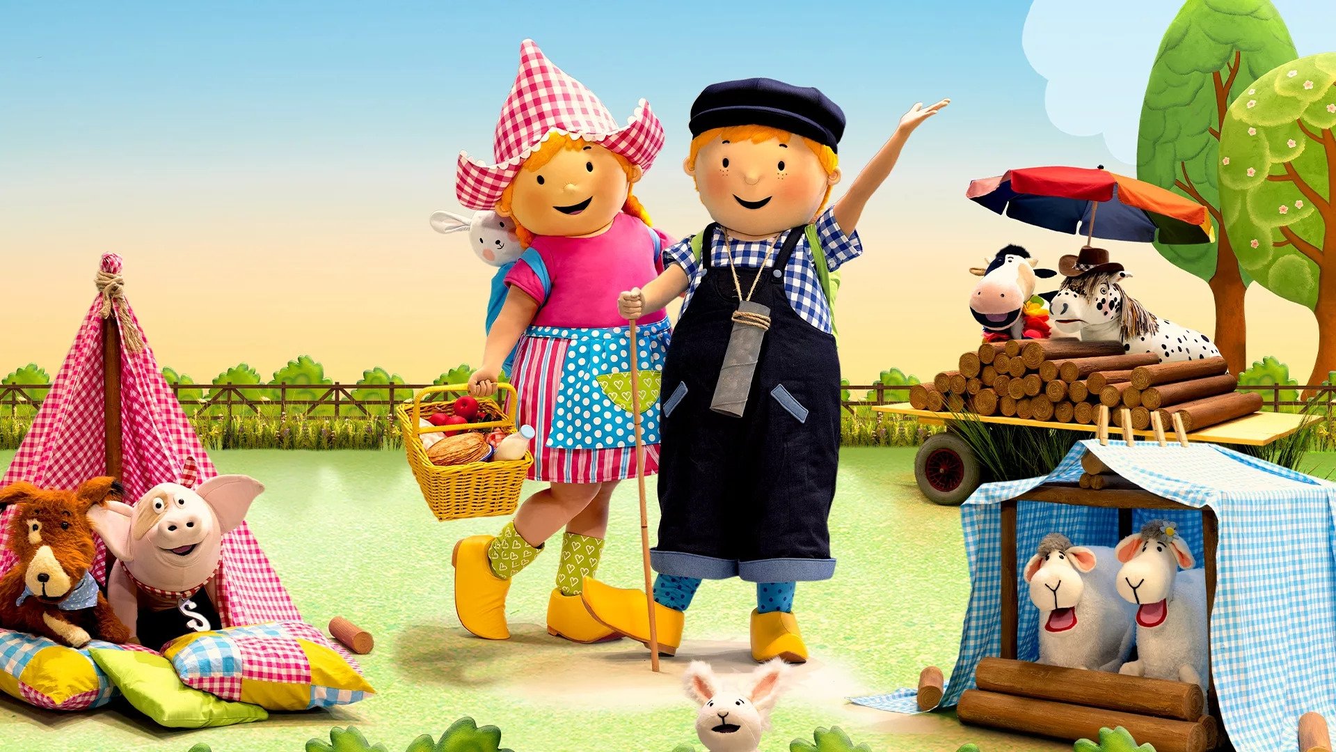 Fien & Teun gaan kamperen