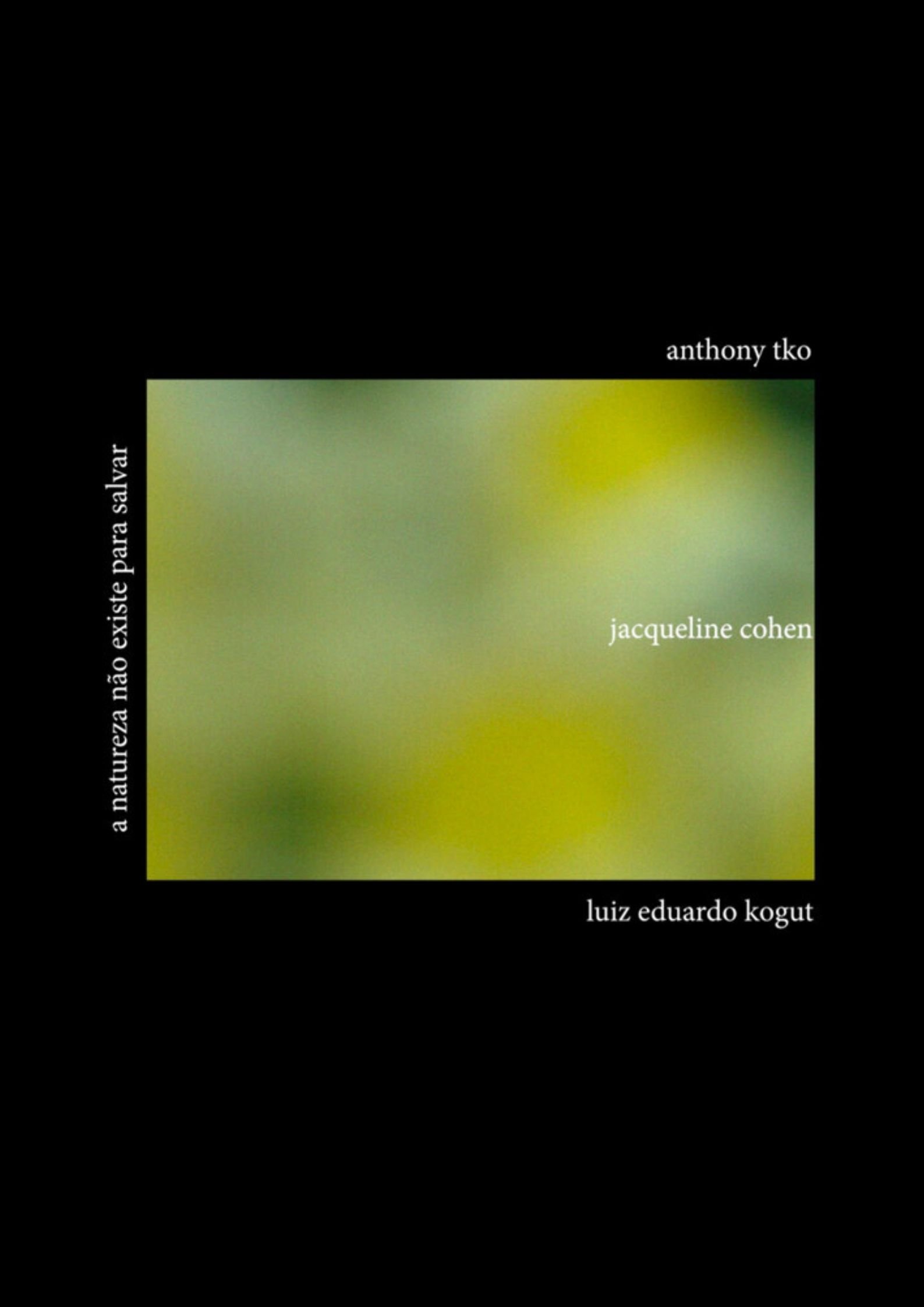 Poster de a natureza não existe para salvar