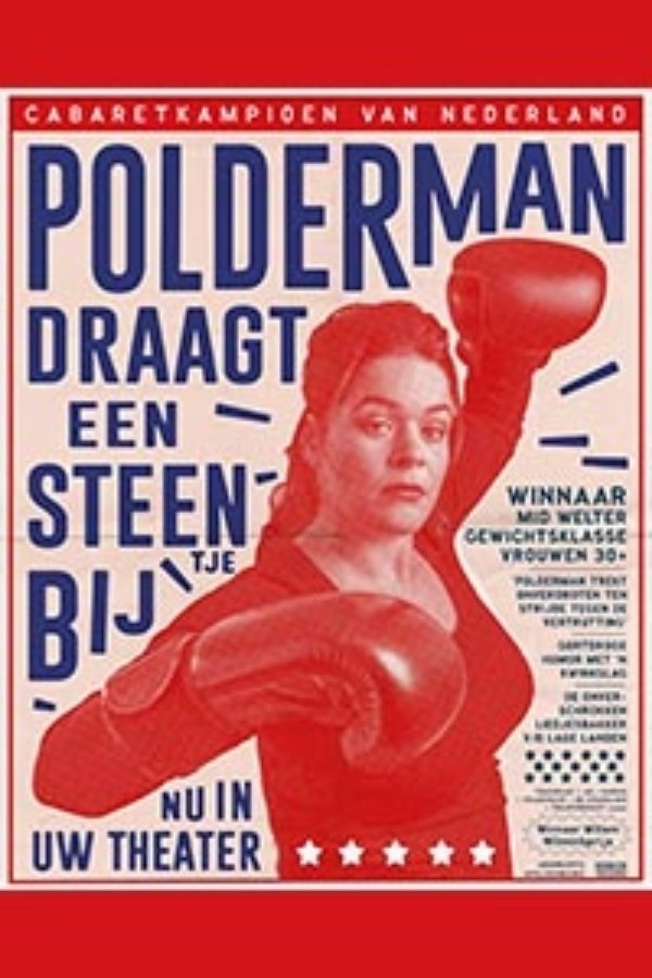 Poster de Katinka Polderman: Polderman Draagt een Steentje Bij