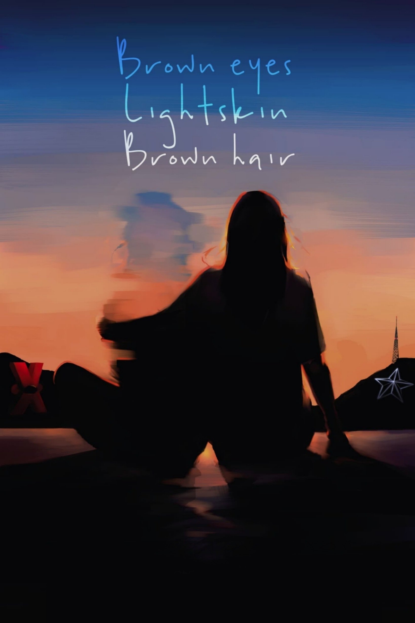 Poster de Brown Eyes, Light Skin, Brown Hair
