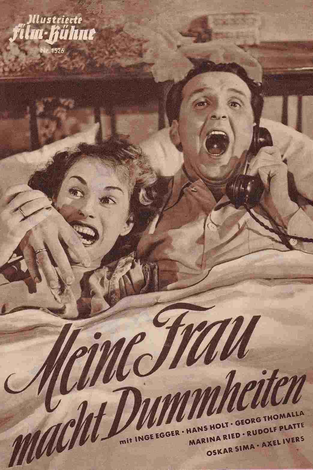 Affiche du film Meine Frau macht Dummheiten