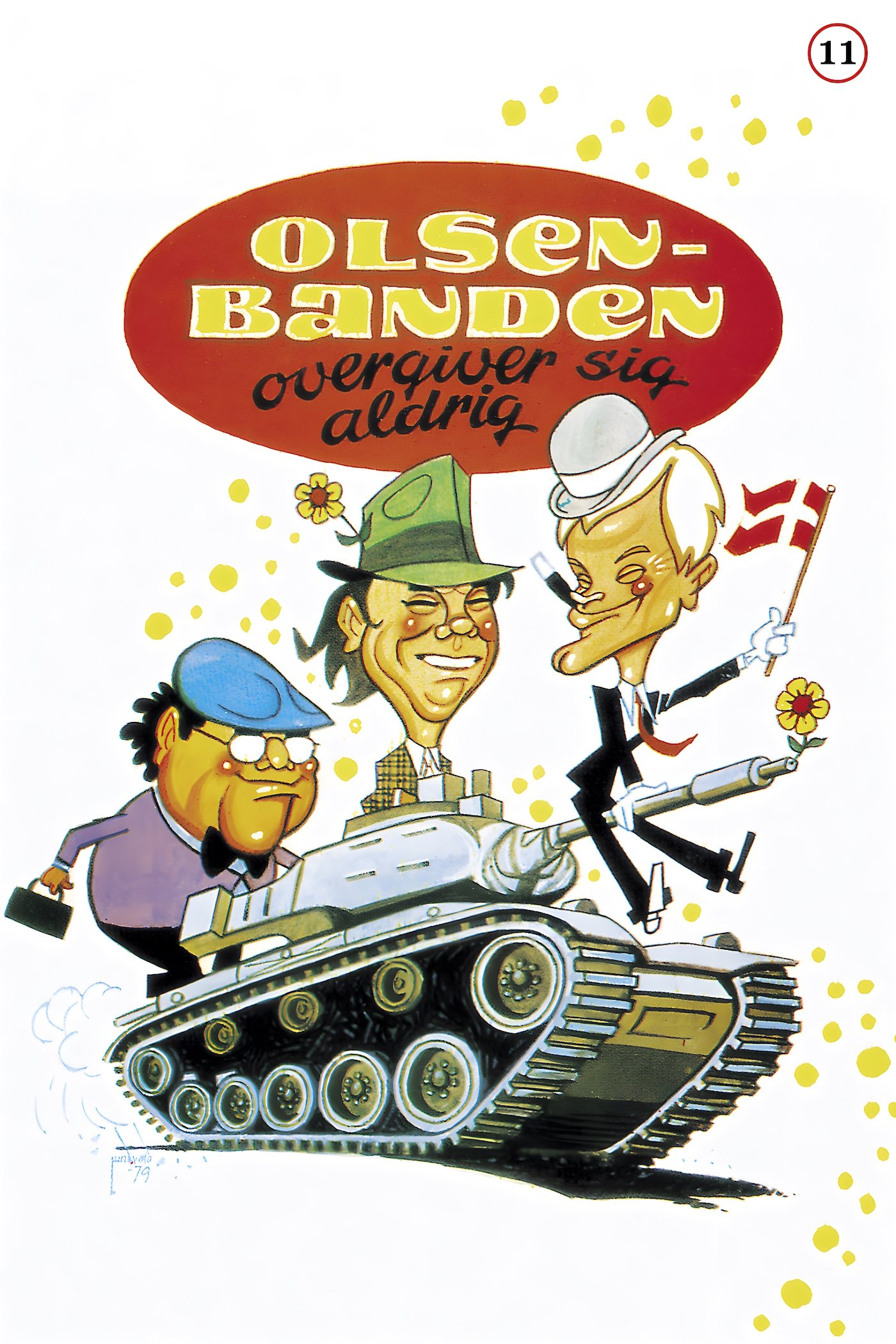Affiche du film Olsen-banden overgiver sig aldrig