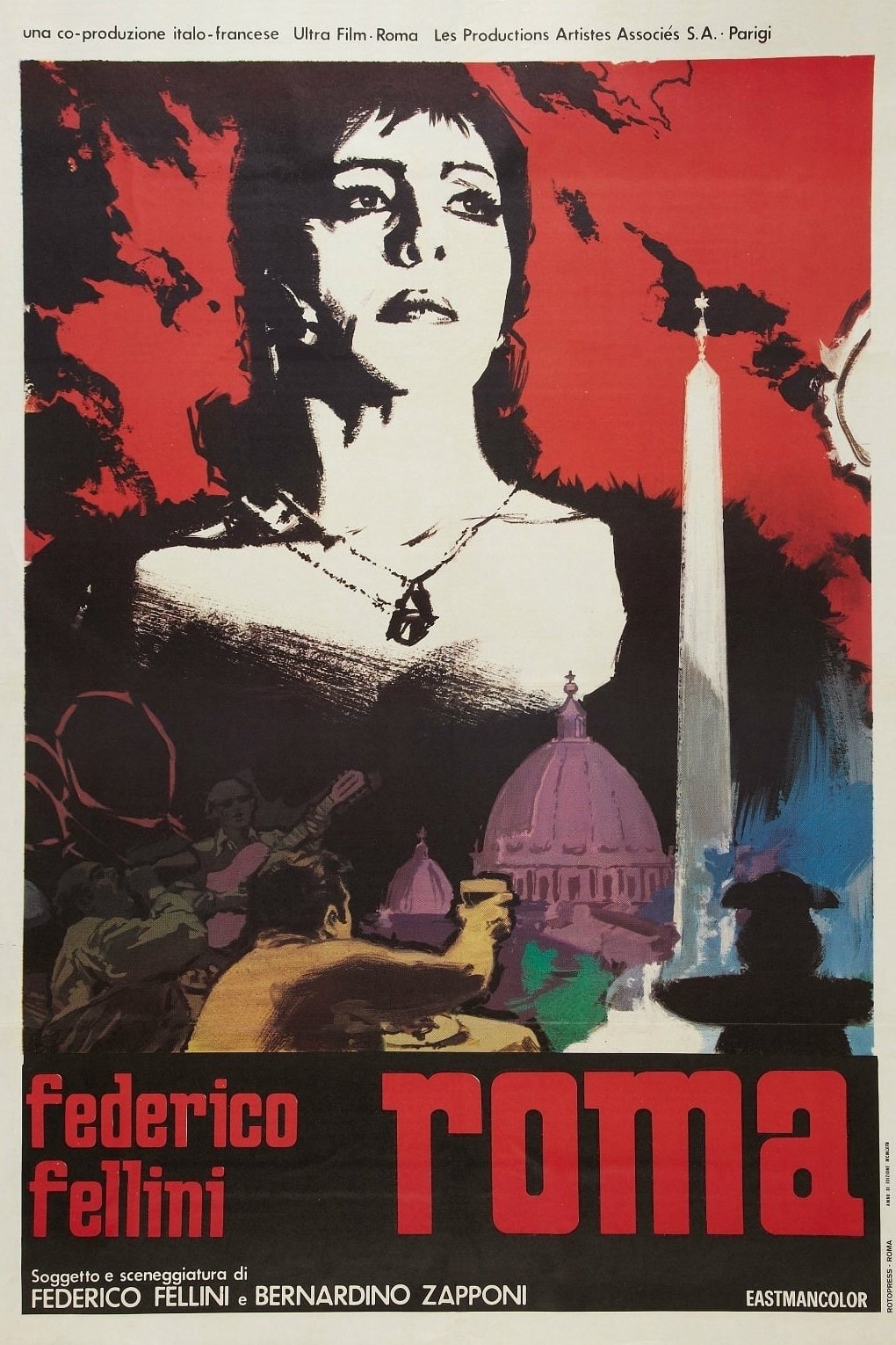 Poster de Roma de Fellini