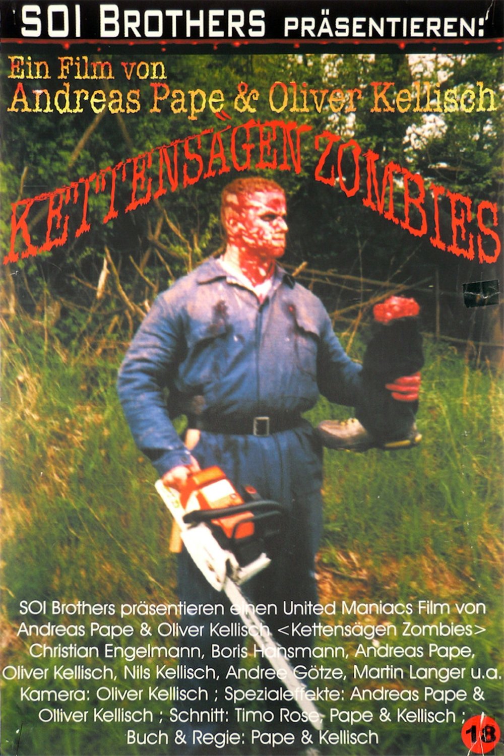 Poster de Kettensägen Zombies