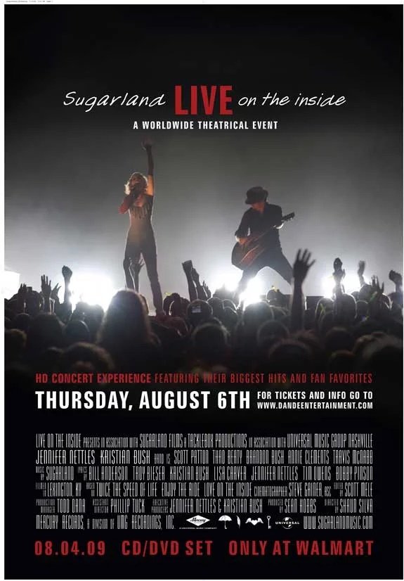 Poster de Sugarland: Live on the Inside