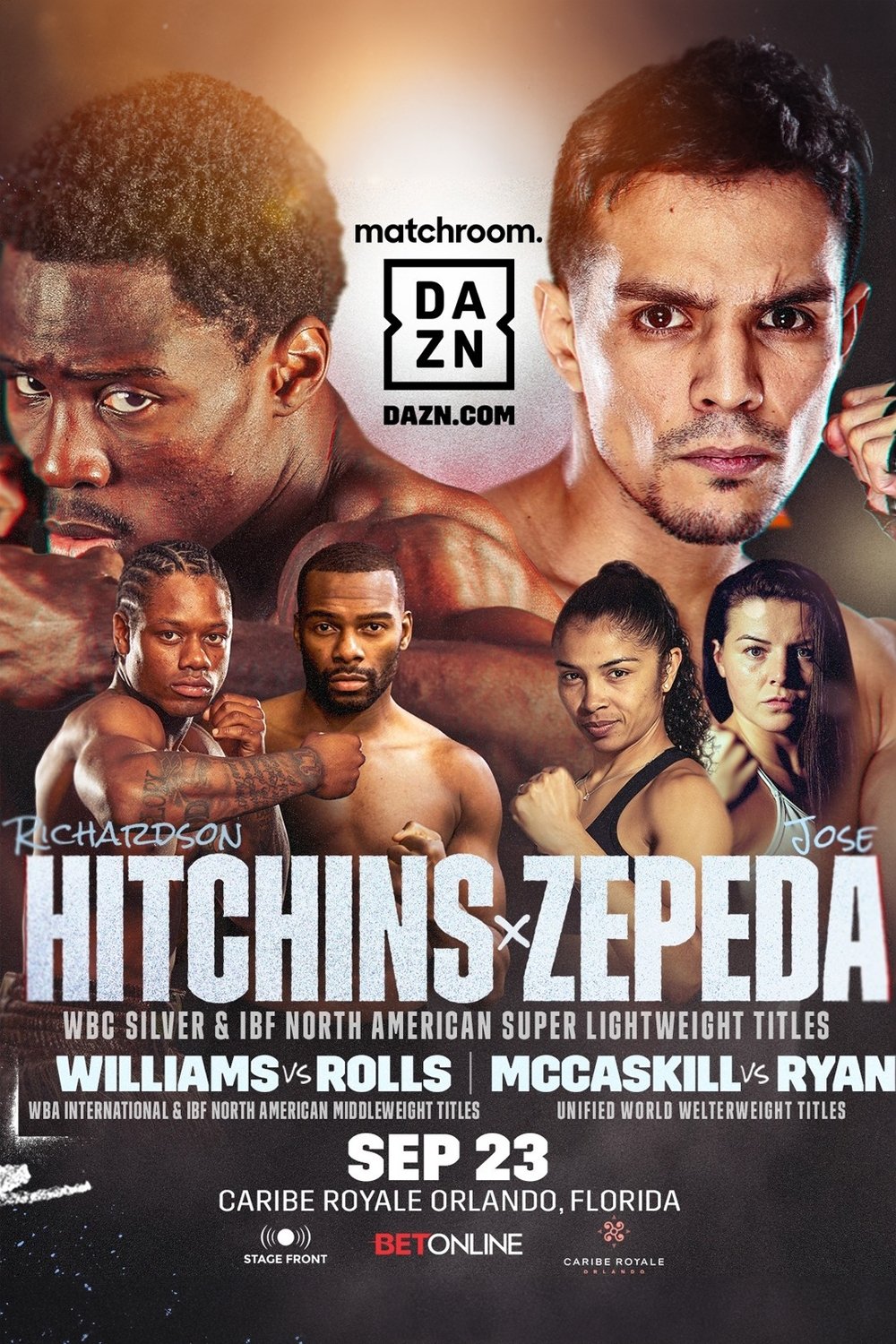 Poster de Richardson Hitchins vs. Jose Zepeda