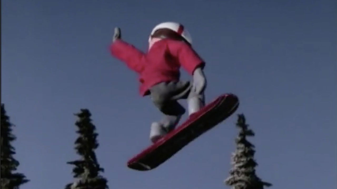 Davey and Goliath's Snowboard Christmas