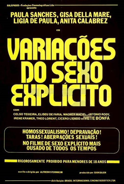 Poster de Variações do Sexo Explícito