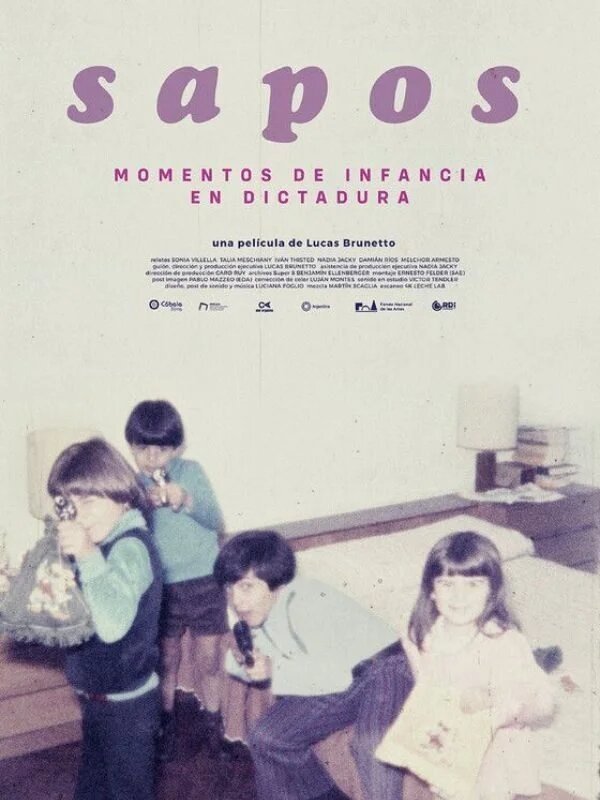 Poster de Sapos, momentos de infancia en dictadura