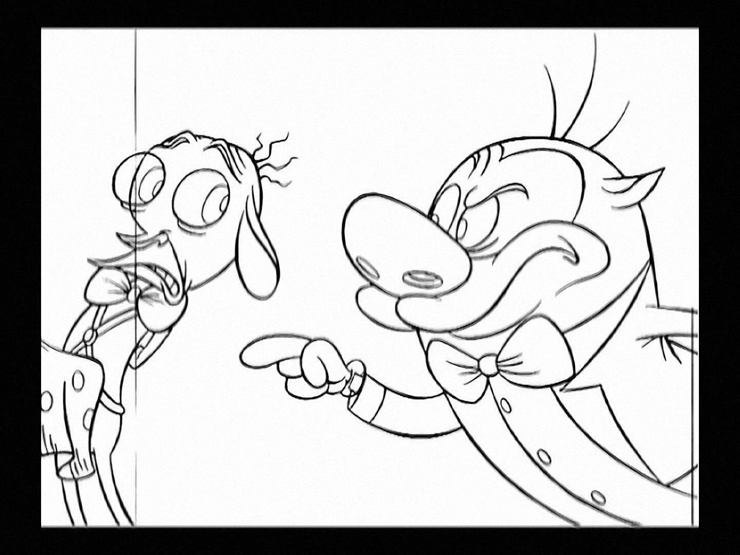 Naked Beach Frenzy: Pencil Tests