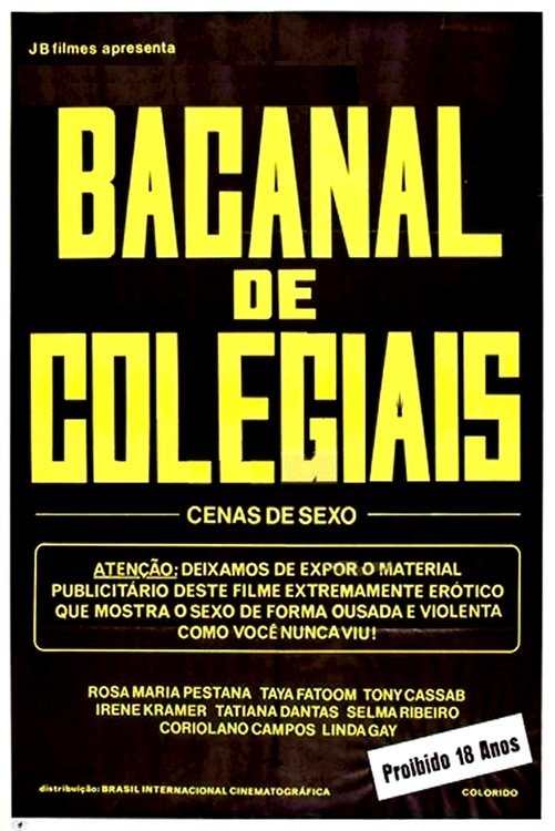 Poster de Bacanal de Colegiais