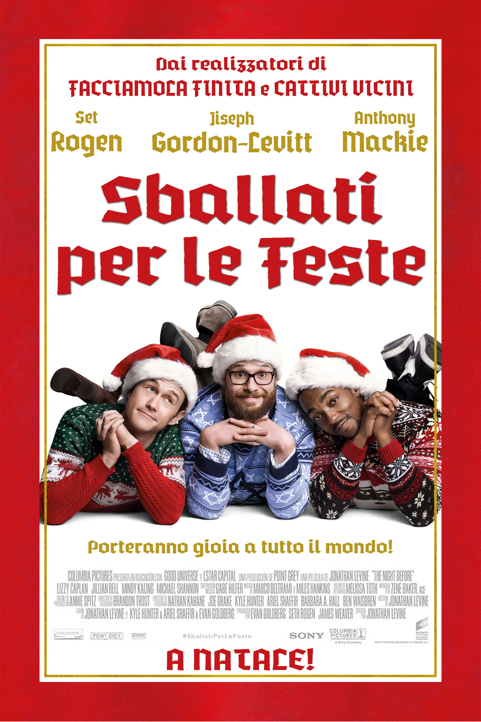 I tre amici festeggiano abitualmente il Natale in modo alternativo, tra goliardate, alcol e droghe. L'imminente paternità di uno di loro li spinge a un'ultima celebrazione di questo tipo, prima di abbracciare una ritardata maturità: decideranno di esagerare, vivendo una delle notti più deliranti della loro vita.