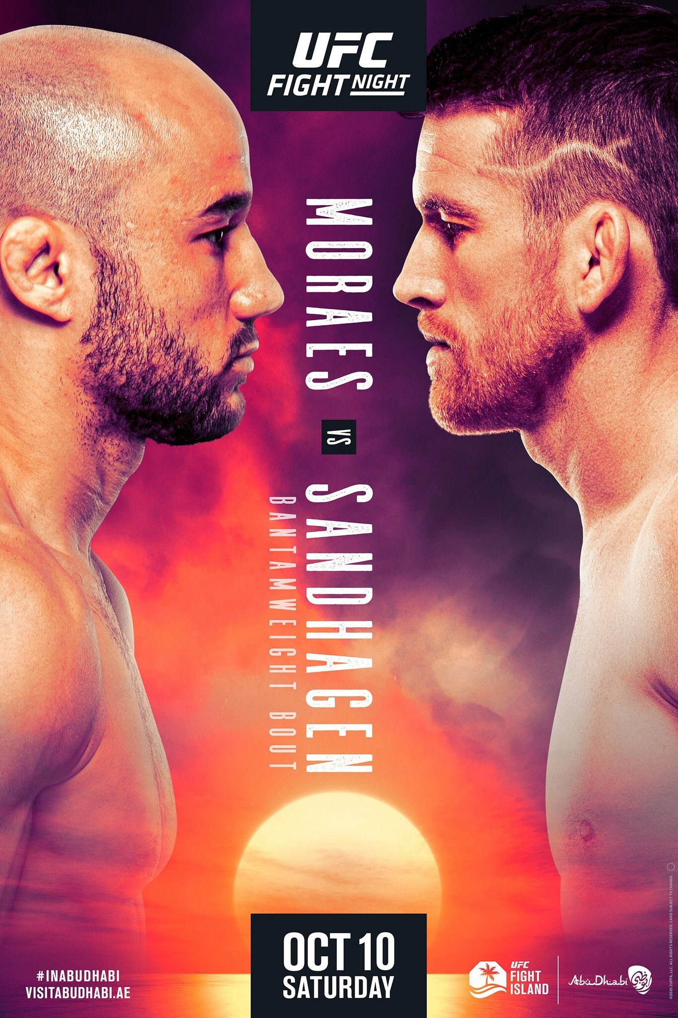 Poster de UFC Fight Night 179: Moraes vs. Sandhagen