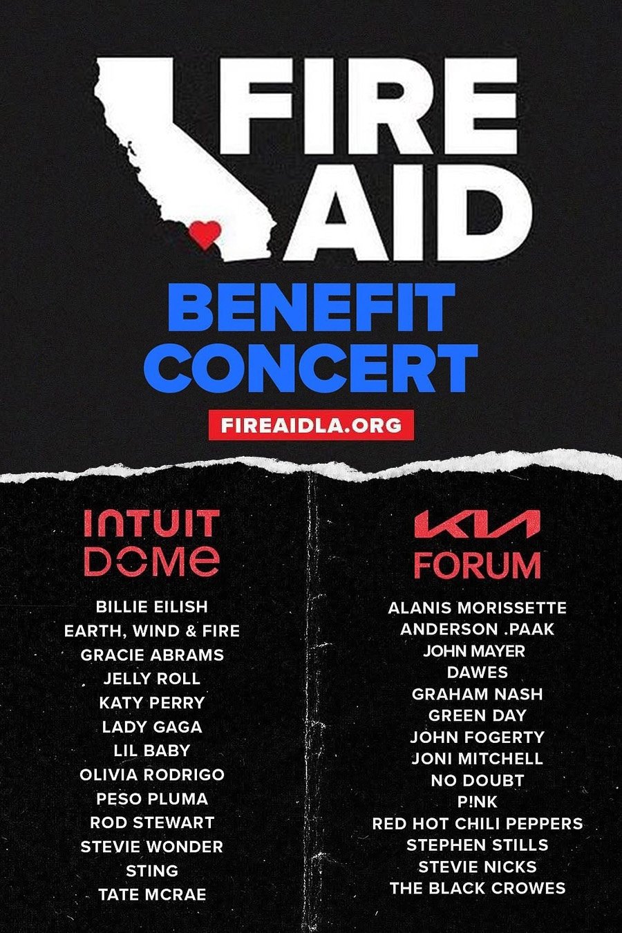 Affiche du film FireAid Benefit Concert